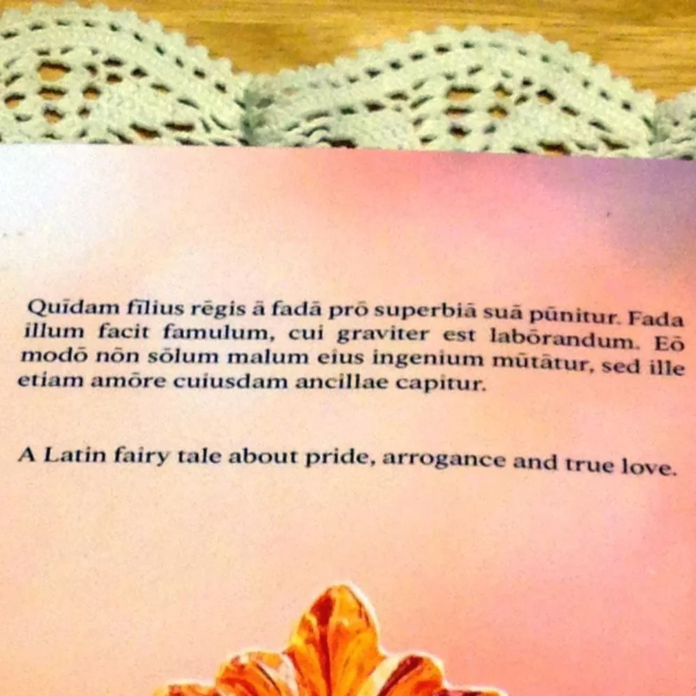 Book Sale! 3 for $10! Latin Fairy Tale - De Superbo Regis Filio